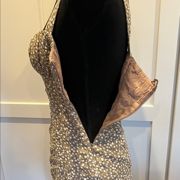 Princess Polly Cream and Brown Mini Dress - Picture 7 of 8